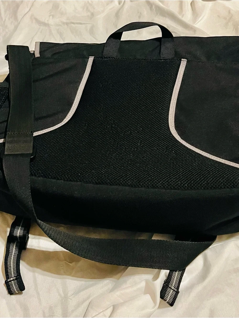 Titleist Black and Gray Messenger Bag with Orange Logo